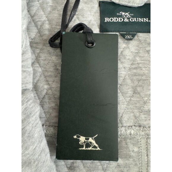Rodd & Gunn Skipjack Pass Quilted Fleece Jacket size 2XL color grey NWT - Picture 9 of 10